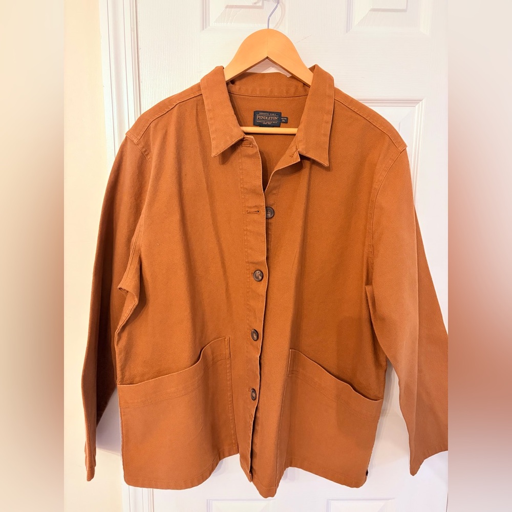 Pendleton Women’s Canvas Chore Jacket PXL - Picture 2 of 7